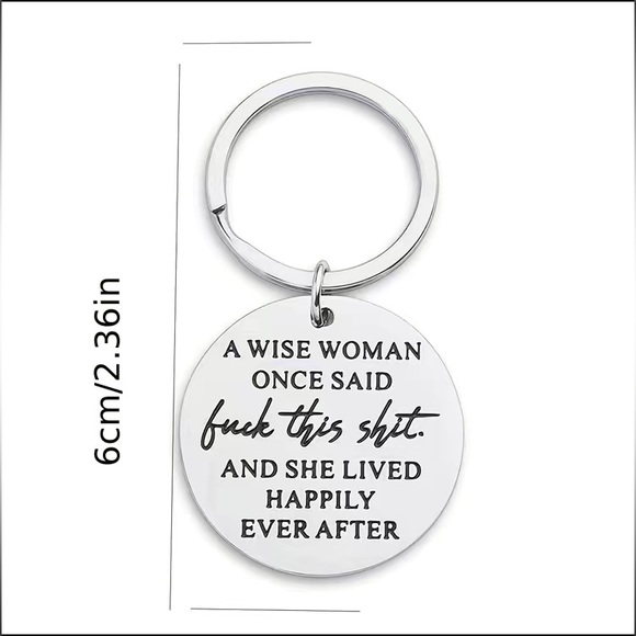 Key Chain  “A Wise Woman…” - NWT - Picture 3 of 5